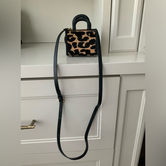Coach Mini Bag in Black and Tan Animal Print - Picture 5 of 16